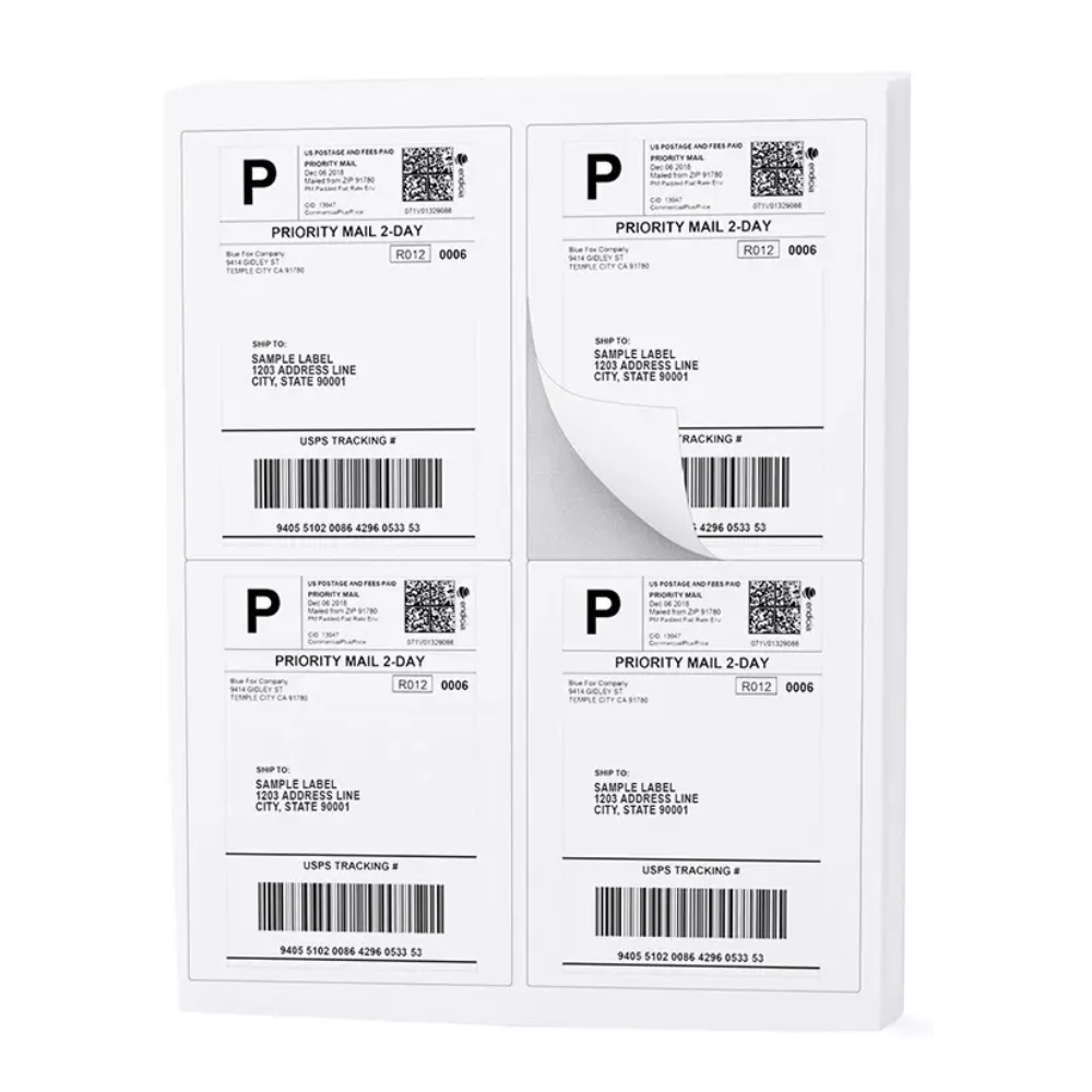 Electro solution A4 Shipping Labels (100mm x 140mm x 4)