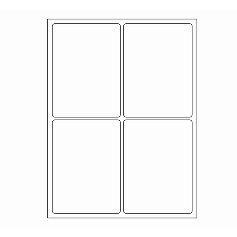 Electro solution A4 Shipping Labels (100mm x 140mm x 4)