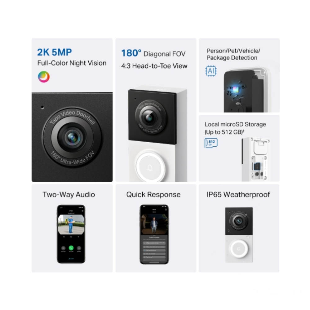 D130 Smart Wired Video Doorbell