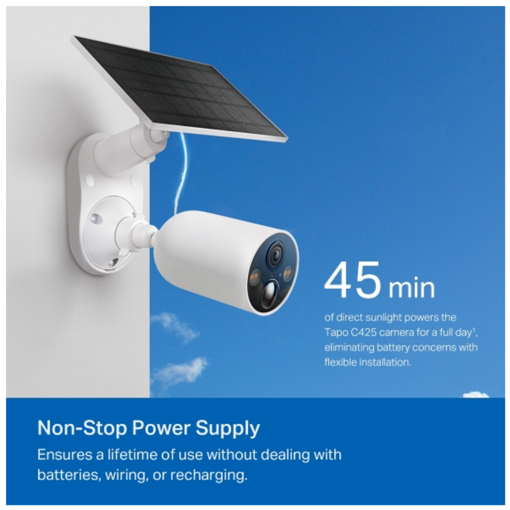 C425 KIT Solar-Powered Security Camera Kit