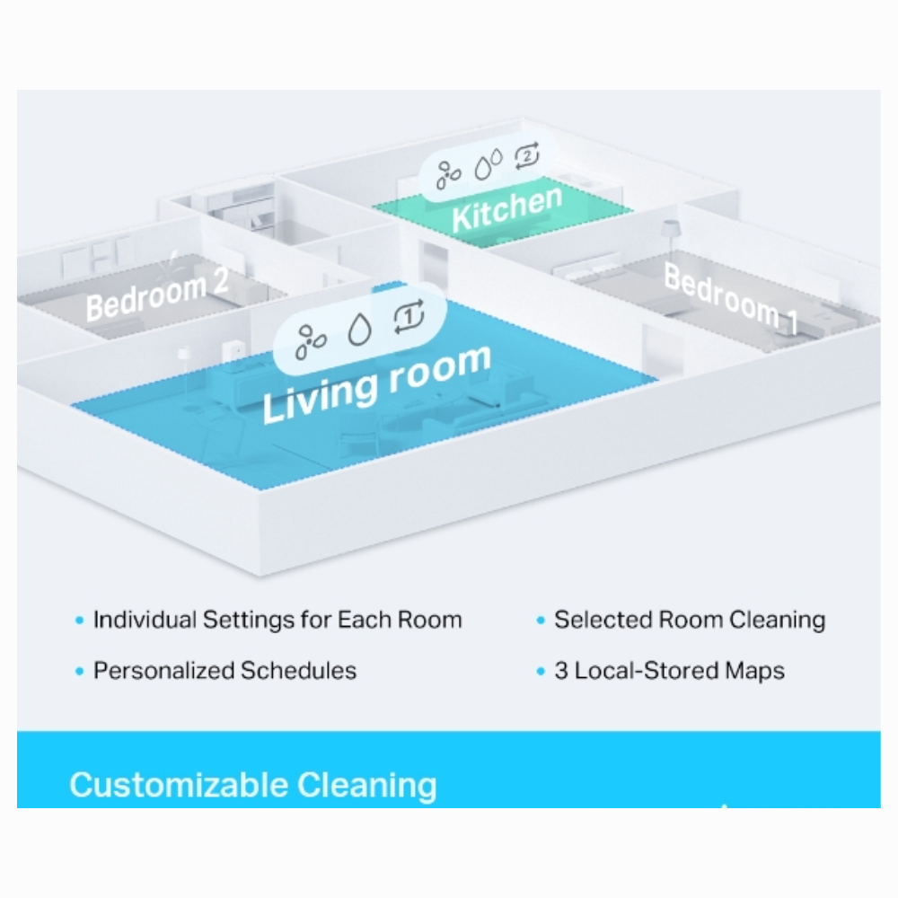 Electro Solutions Robot Vacuum & Mop + Dock Cleaner