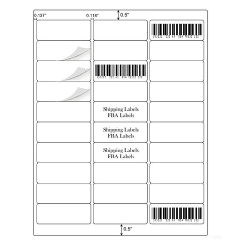 Barcode Vinyl Labels